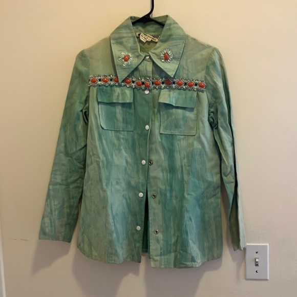 Vintage Tie Dye Button up - Picture 1 of 5